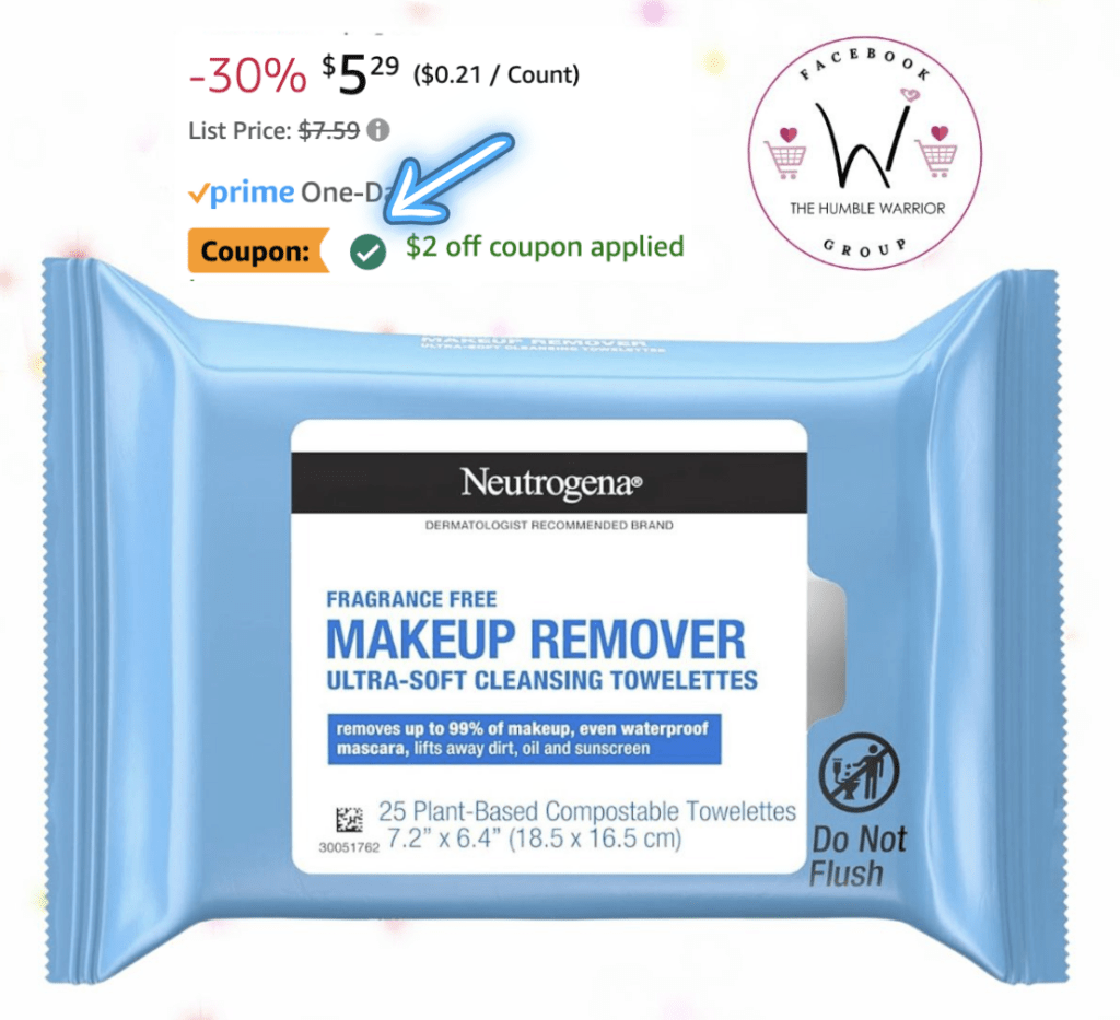 Neutrogena Fragrance-Free Makeup Remover Wipes!